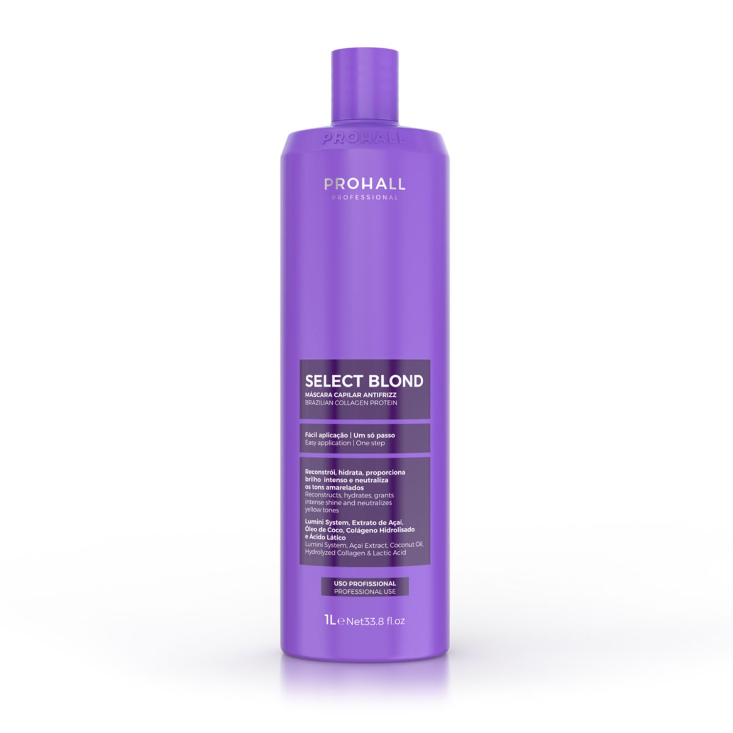 Select Blond 1l Prohall Progressiva Organica Loiro