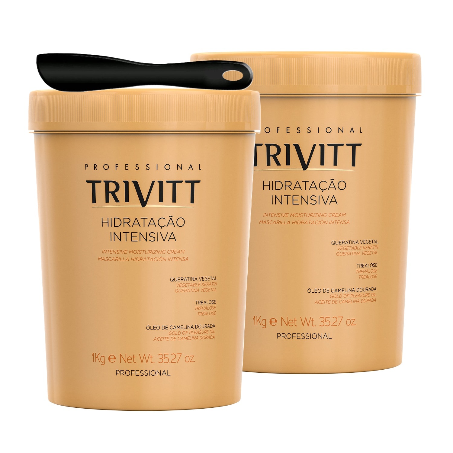 Trivitt Profissional 2 Máscara Capilar Hidratação Intensiva 1Kg