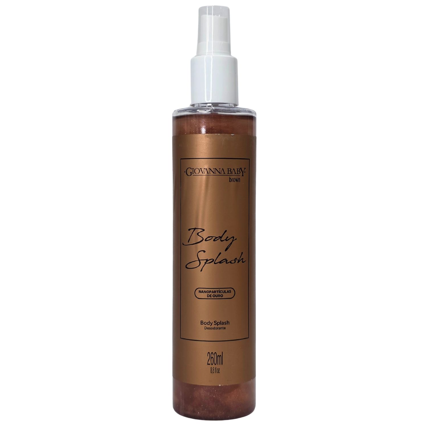Giovanna Baby Body Splash Nanopartículas De Ouro Brown Vegano 260ml