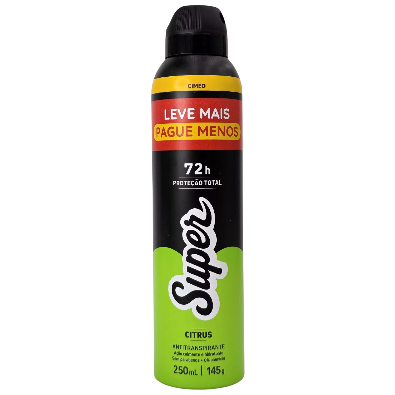 Cimed Super Citrus - Desodorante Antitranspirante Aerossol 250ml