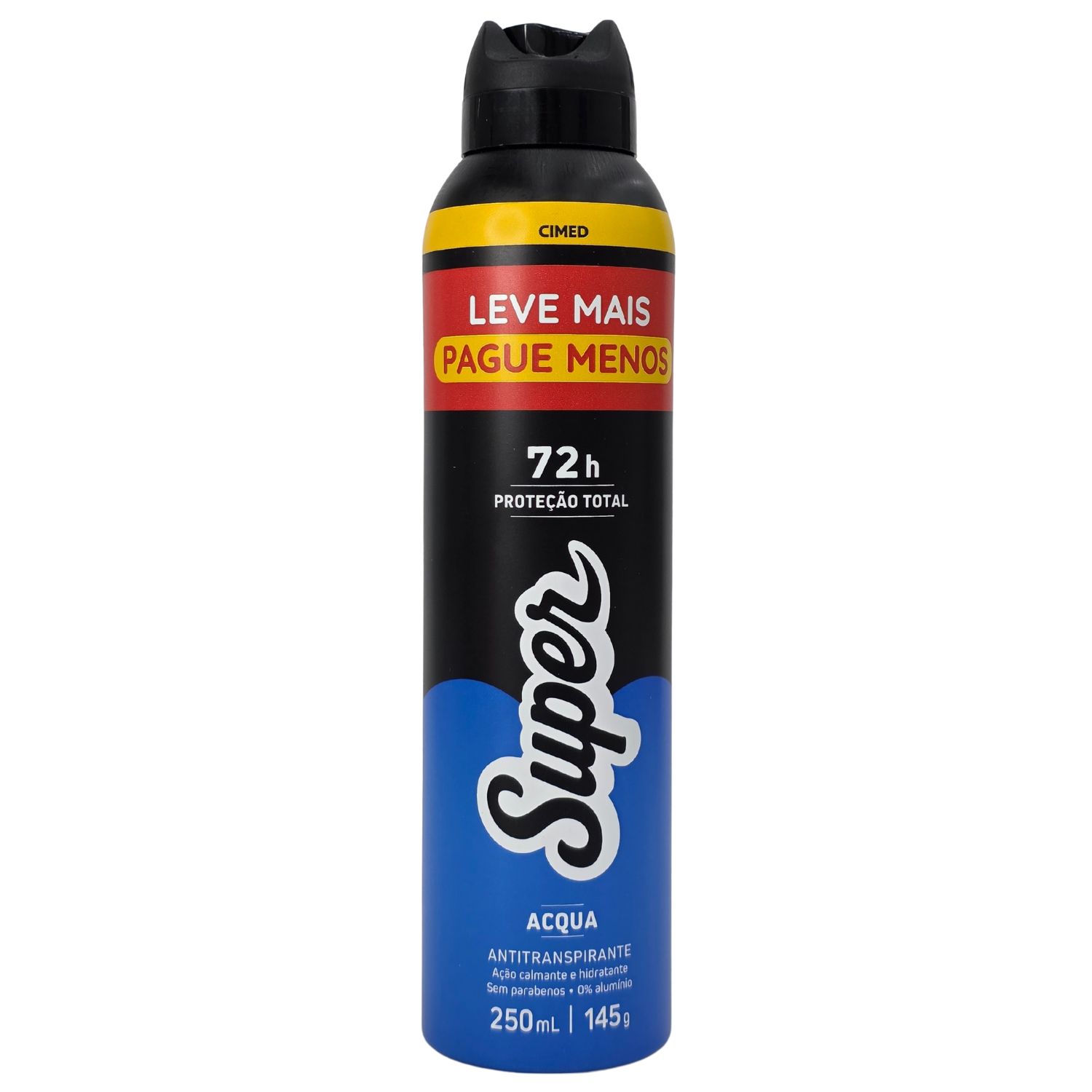 Cimed Super Acqua - Desodorante Antitranspirante Aerossol 250ml
