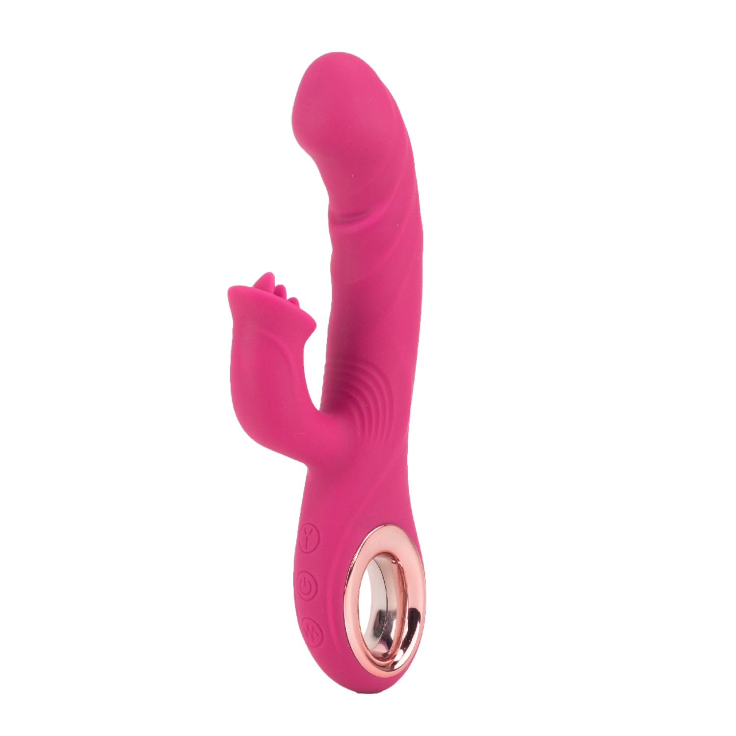 Vibrador Rabbit com Vibrações e Movimentos - 12,4 x 3,5 cm