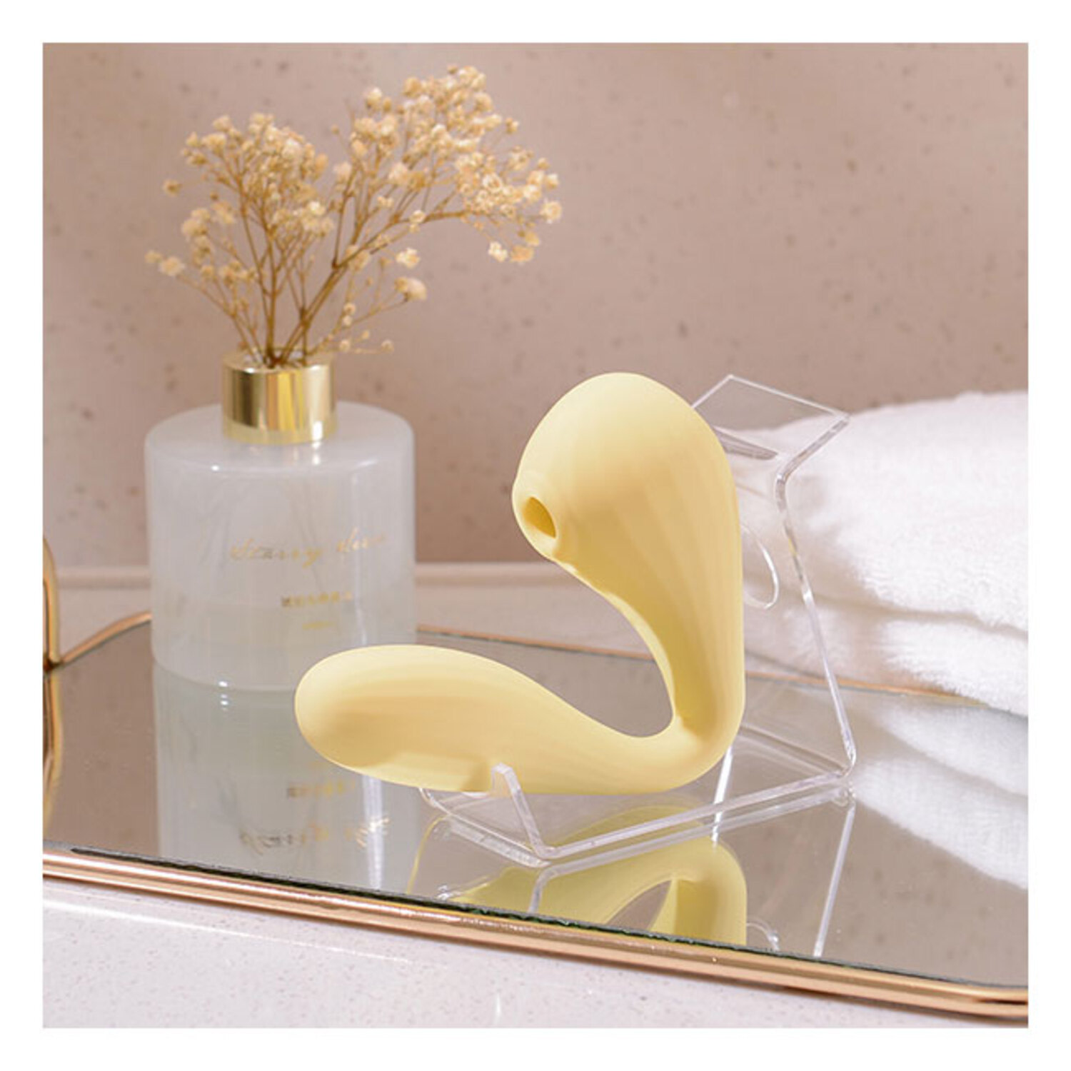 Vibrador de Ponto G e Clítoris com Vibro e App - Amarelo C.