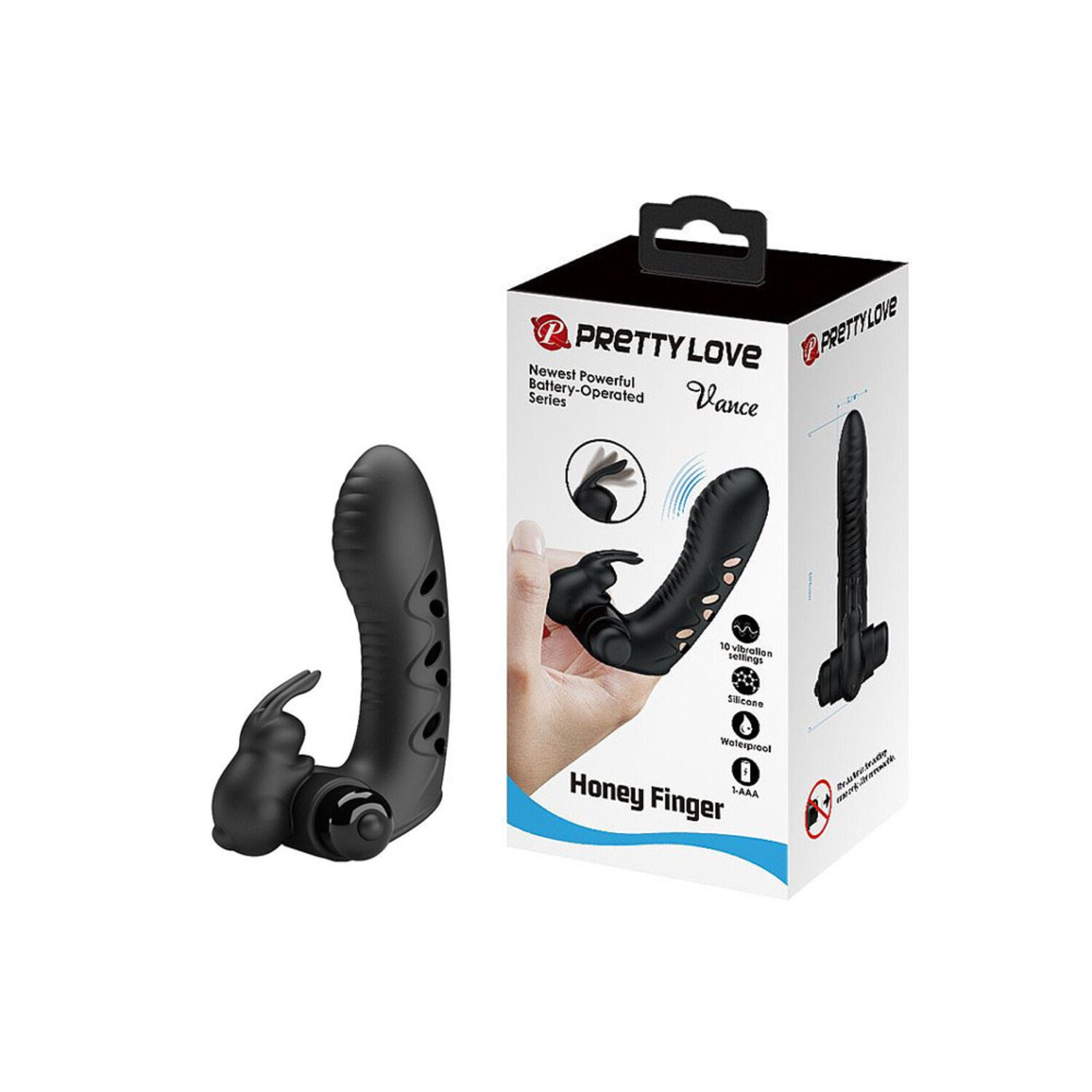 Dedeira em Silicone com 10 Vibrações | Pretty Love Vance