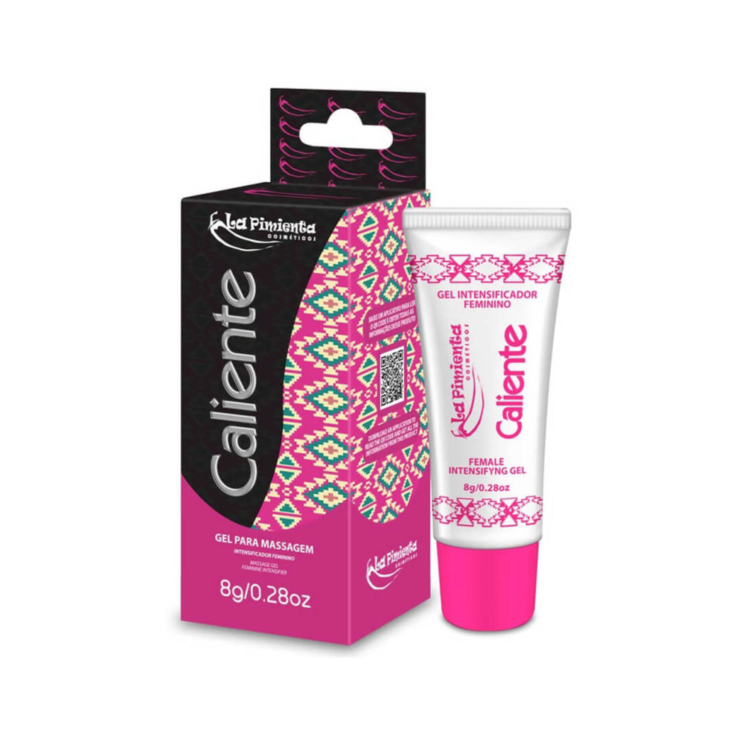 Gel Excitante Feminino com Aquecimento - 8g | La Pimienta