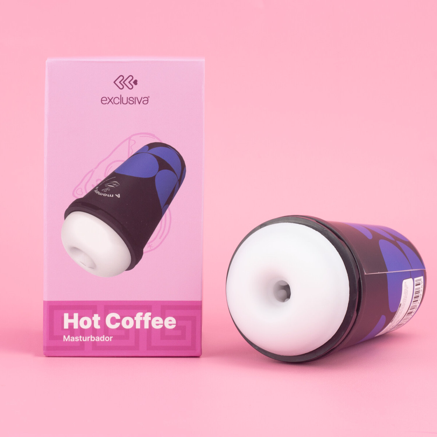 Masturbador em TPE Macio com Textura - Exclusiva Hot Coffe
