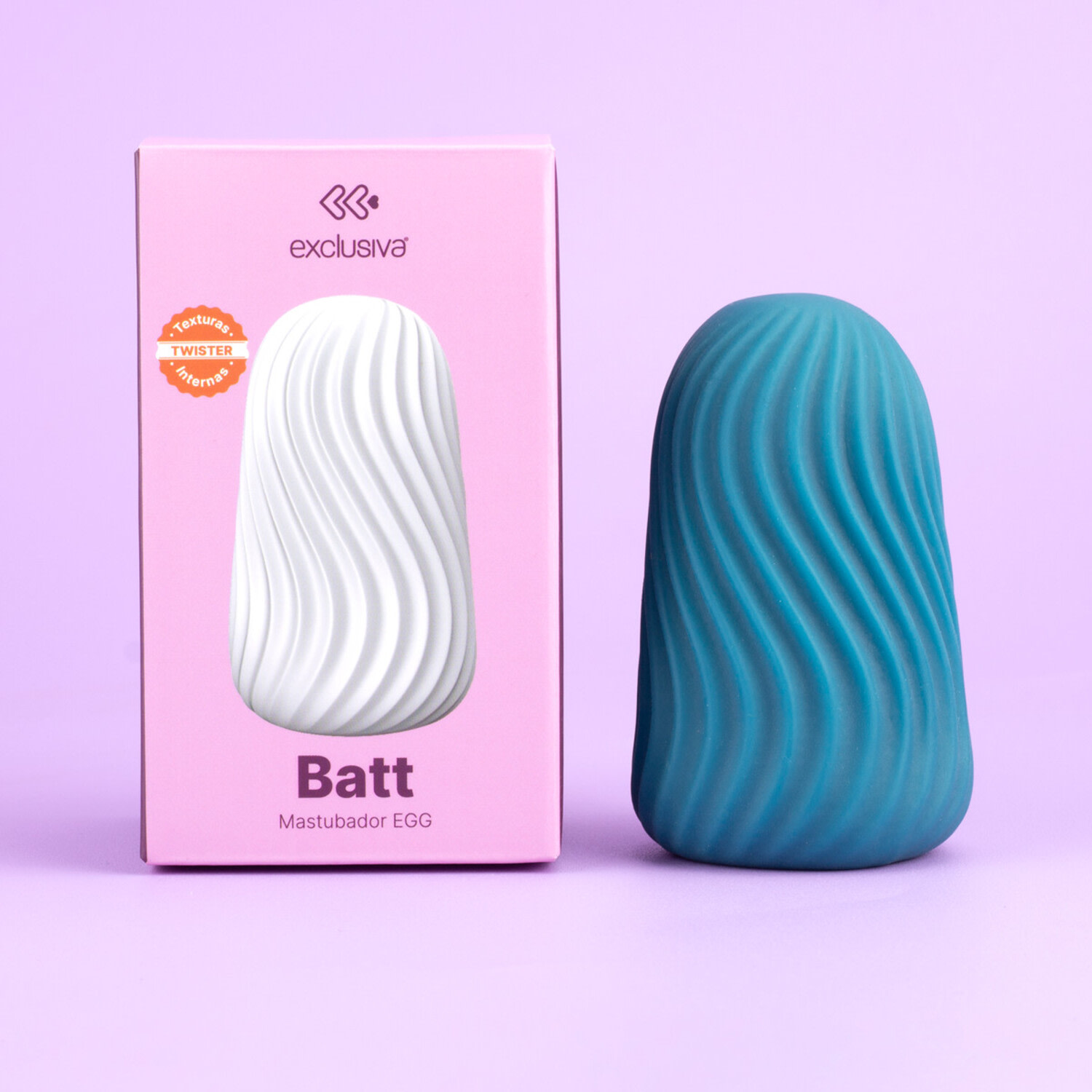 Masturbador Egg com Textura Twister - Exclusiva Batt