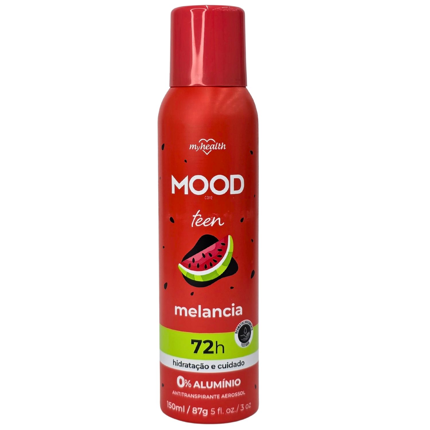 My Health Mood Care Desodorante Antitranspirante Aerossol Sem Alumínio Teen Melancia 150ml / 87g