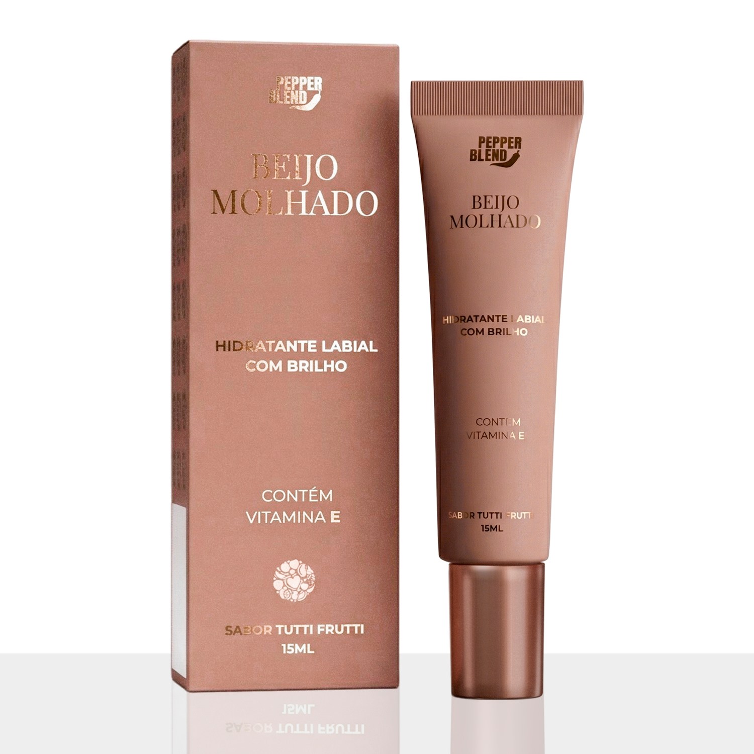 Hidratante Labial Vitamina E Efeito Gloss Tutti-Frutti 15ml