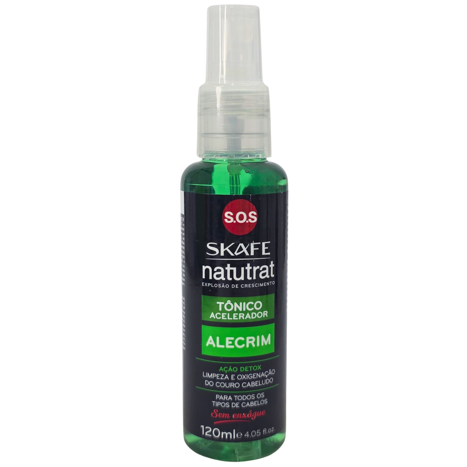 Skafe Natutrat Tônico Capilar Acelerador Alecrim S.O.S 120ml