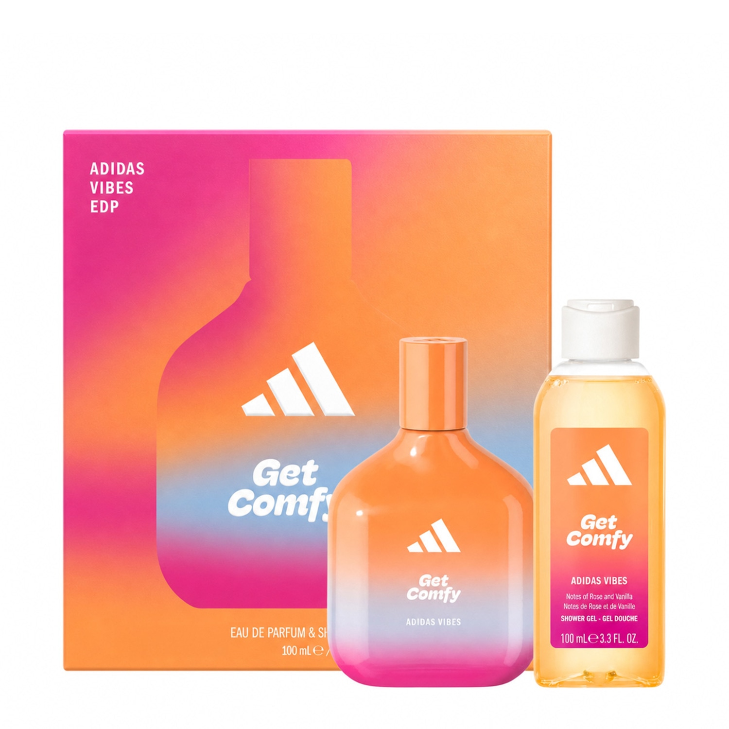 Adidas Vibes Get Comfy Kit Coffret Eau de Pafum Shower Gel (2 produtos)
