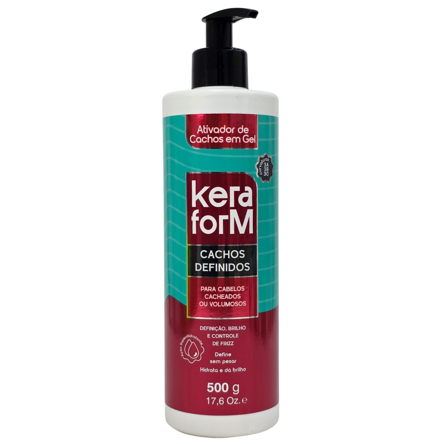 Skafe Keraform Ativador de Cachos em Gel Cachos Definidos 500g