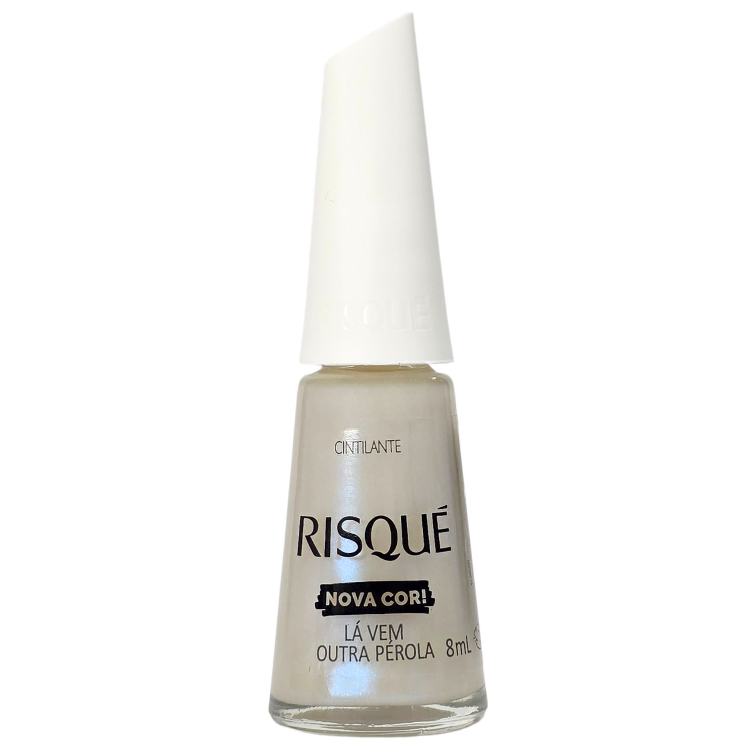 Risque Cintilante Esmalte Lá Vem Outra Perola 8ml