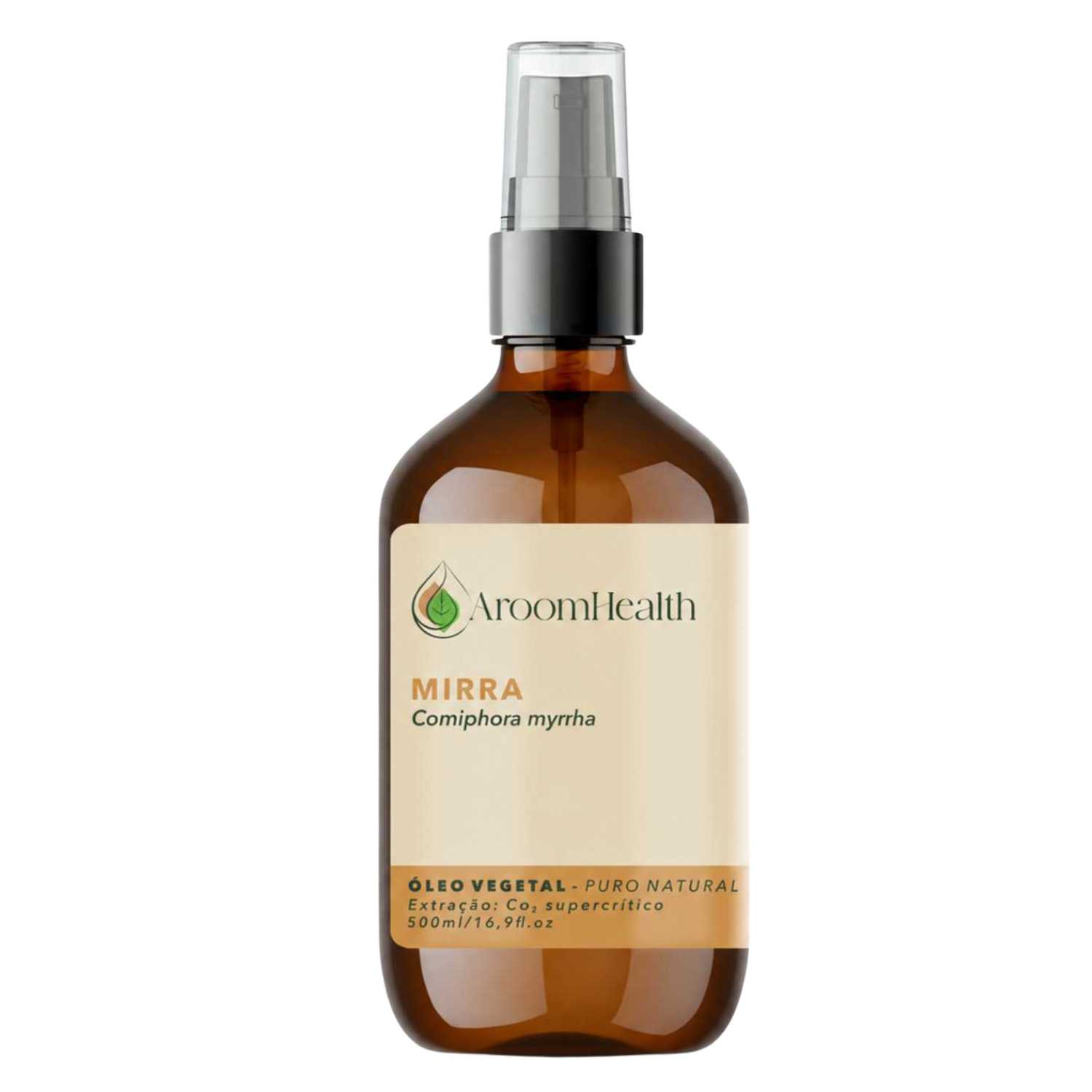 Óleo Vegetal Puro Natural de Mirra 500ml