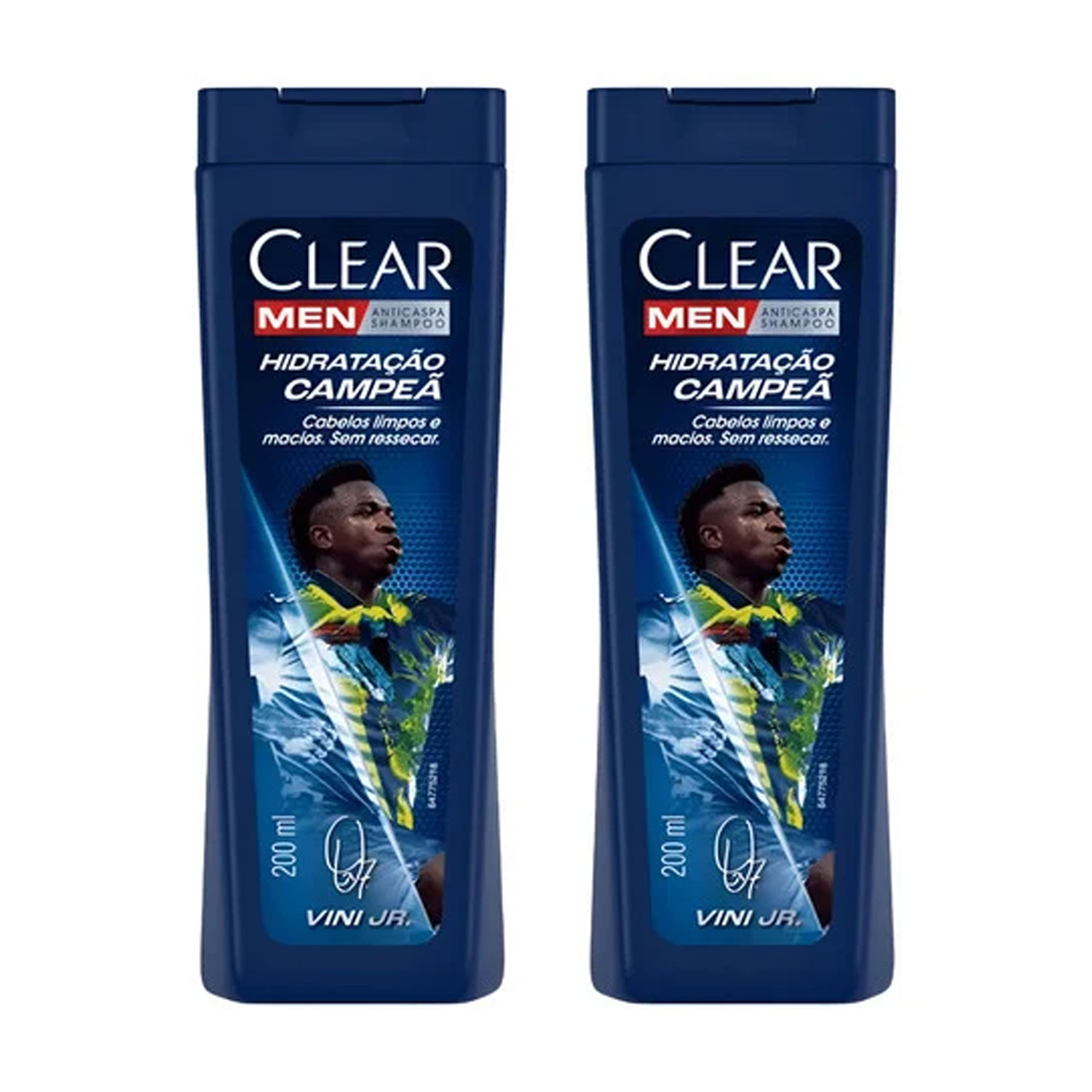 Shampoo Masculino Anticaspa Clear Men Hidratação Kit 2unid
