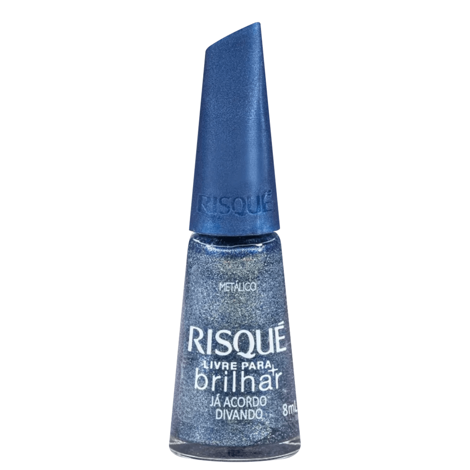 Risqué Livre Para Brilhar Já Acordo Divando - Esmalte Metálico 8ml