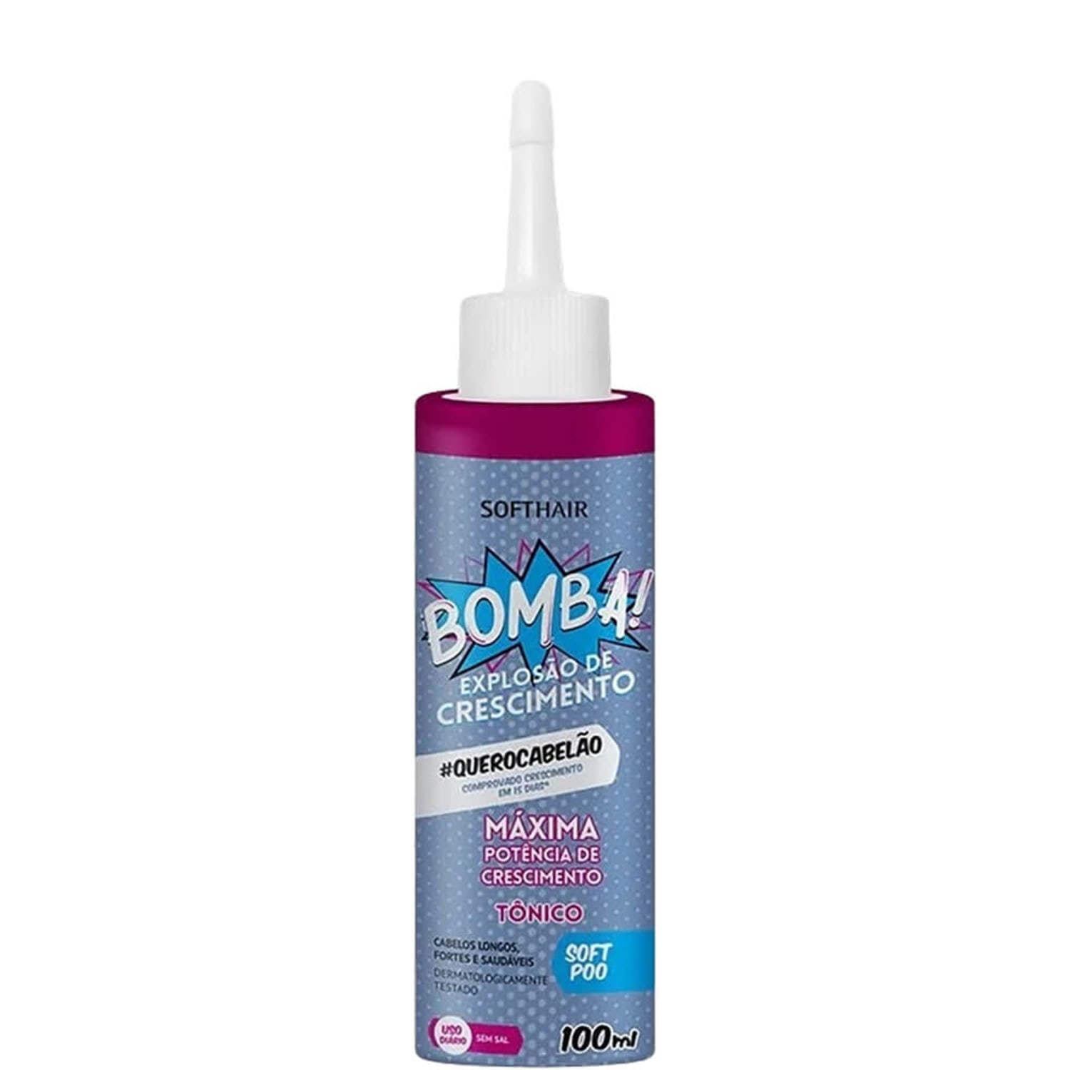 Soft Hair Bomba! Explosão de Crescimento - Tônico Capilar 100ml