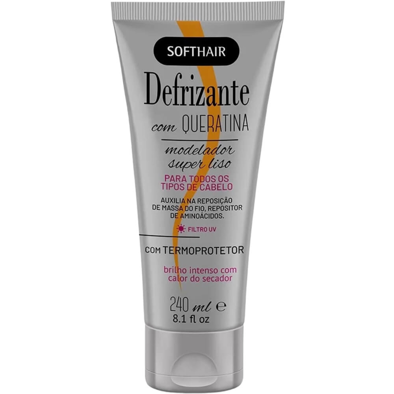Soft Hair Com Queratina - Mousse Defrizante 240ml