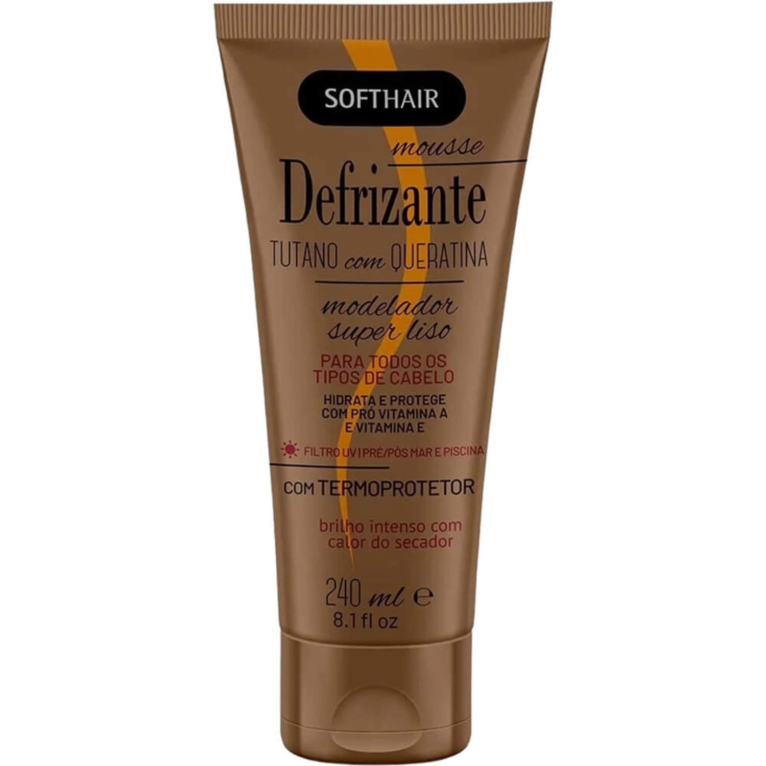 Soft Hair Tutano com Queratina - Mousse Defrizante 240ml