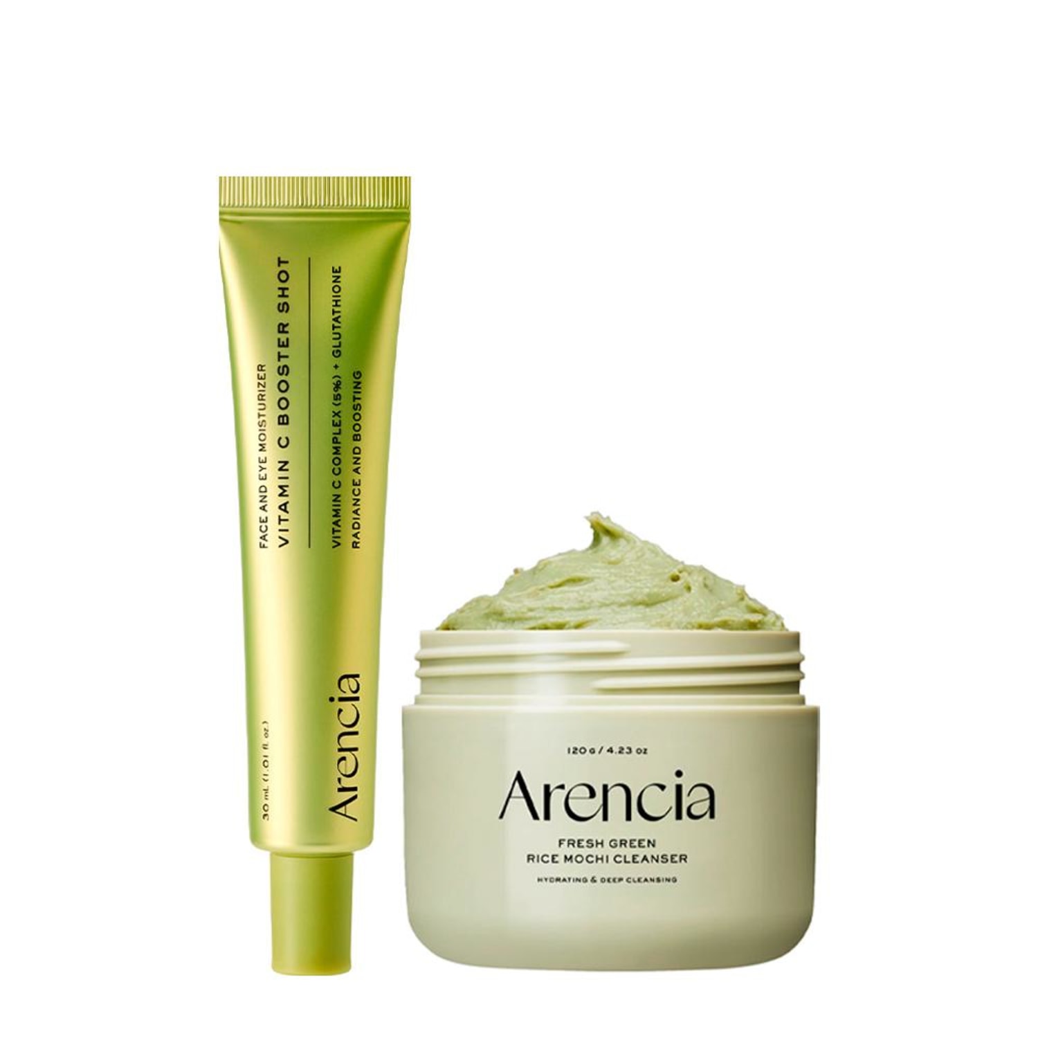 Kit Arencia Rice Mochi Green + Vitamin C Sérum 30ml