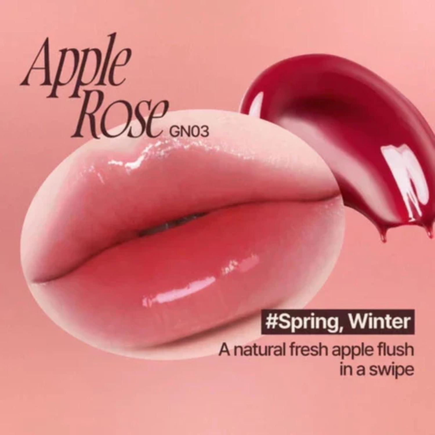 FWEE Rose Obsession Stay-Fit Lip Tint 3.8g Glow:#GN03 Apple Rose