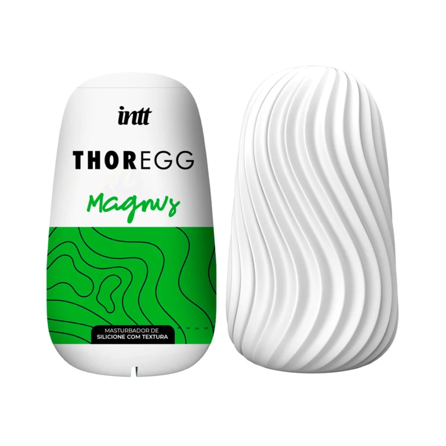 Masturbador Masculino Egg Thor Magnus Texturizado Intt