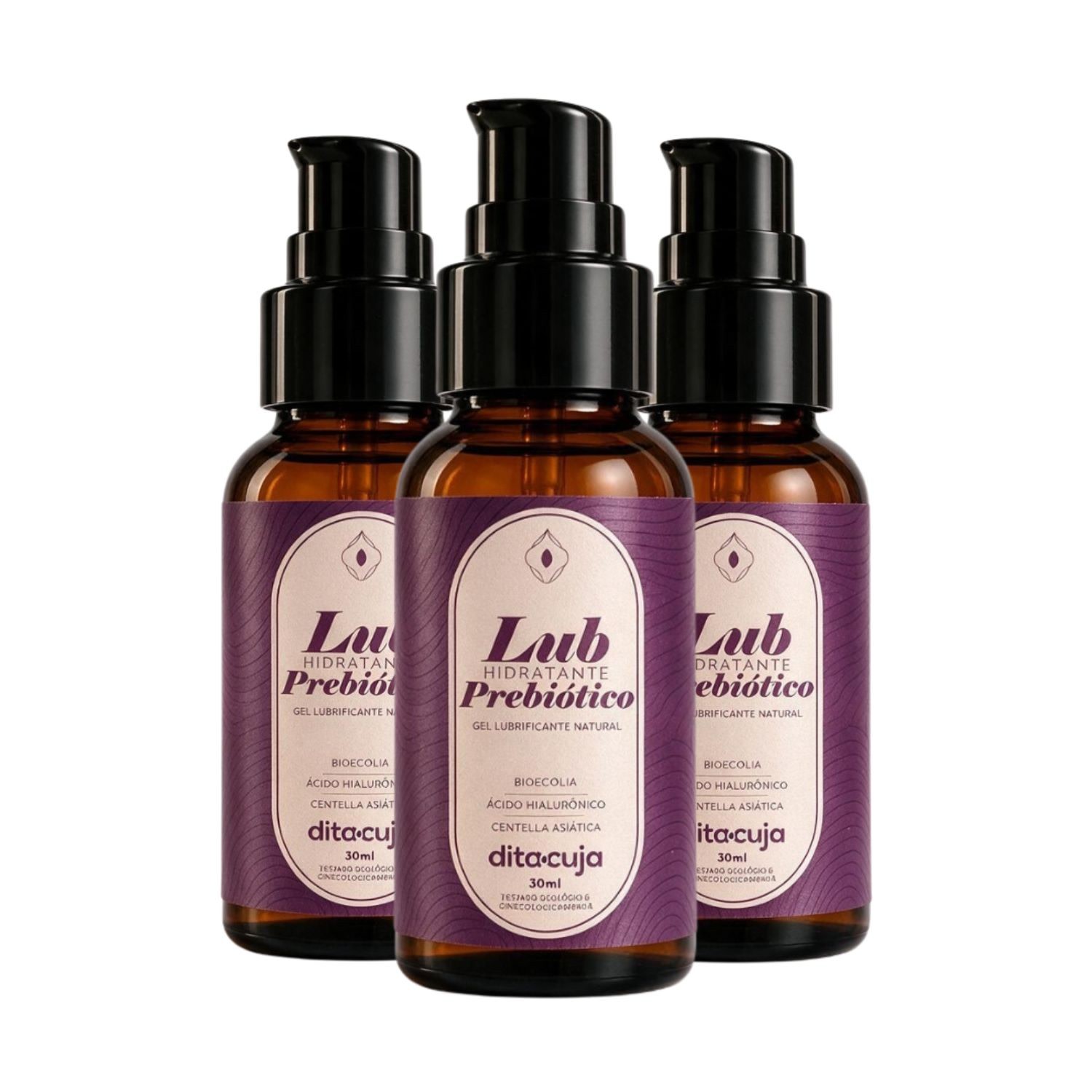 Kit 3x Mini Lubrificante Prebiótico Dita Cuja