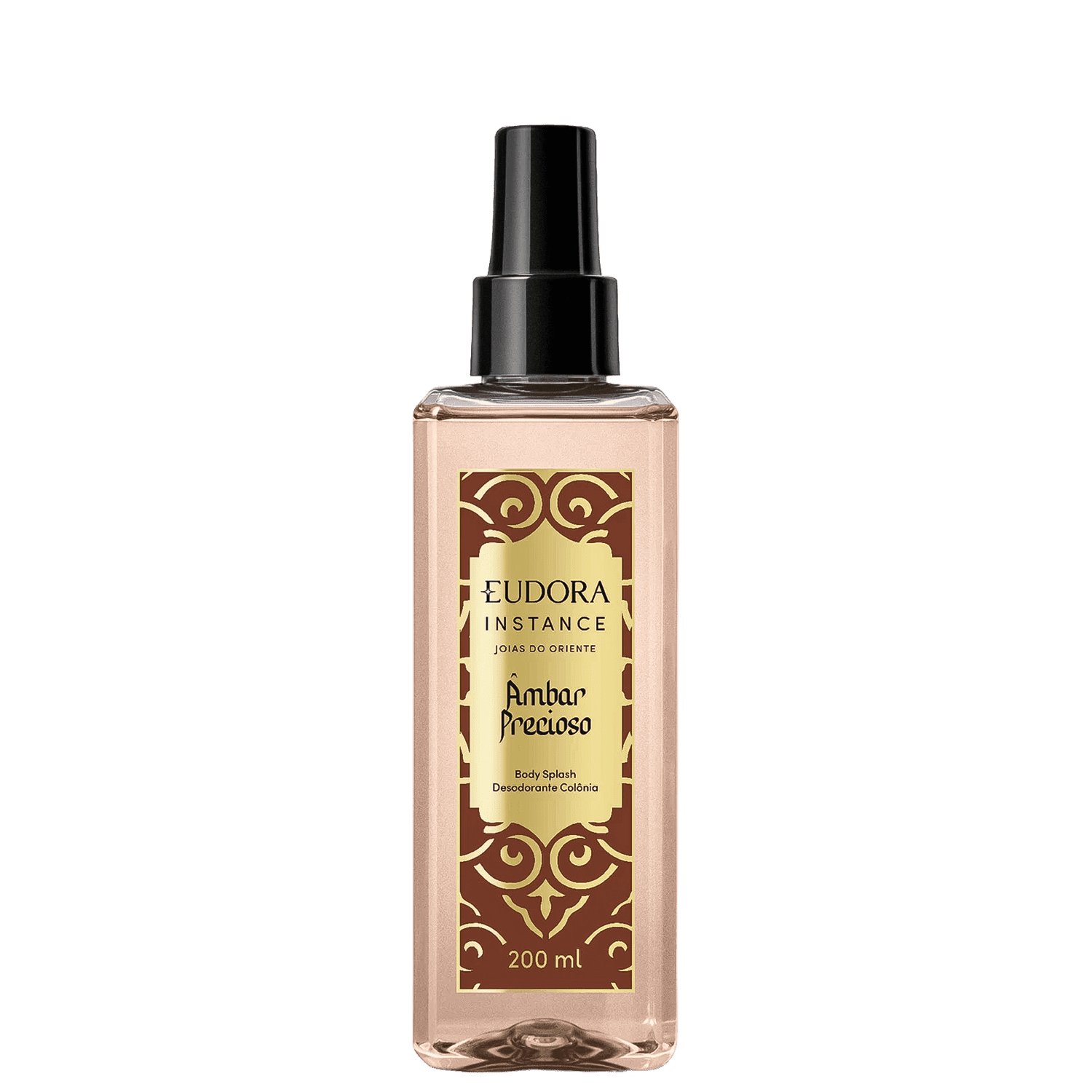 Eudora Instance Jóias do Oriente Âmbar Precioso - Body Splash Desodorante Colônia 200ml