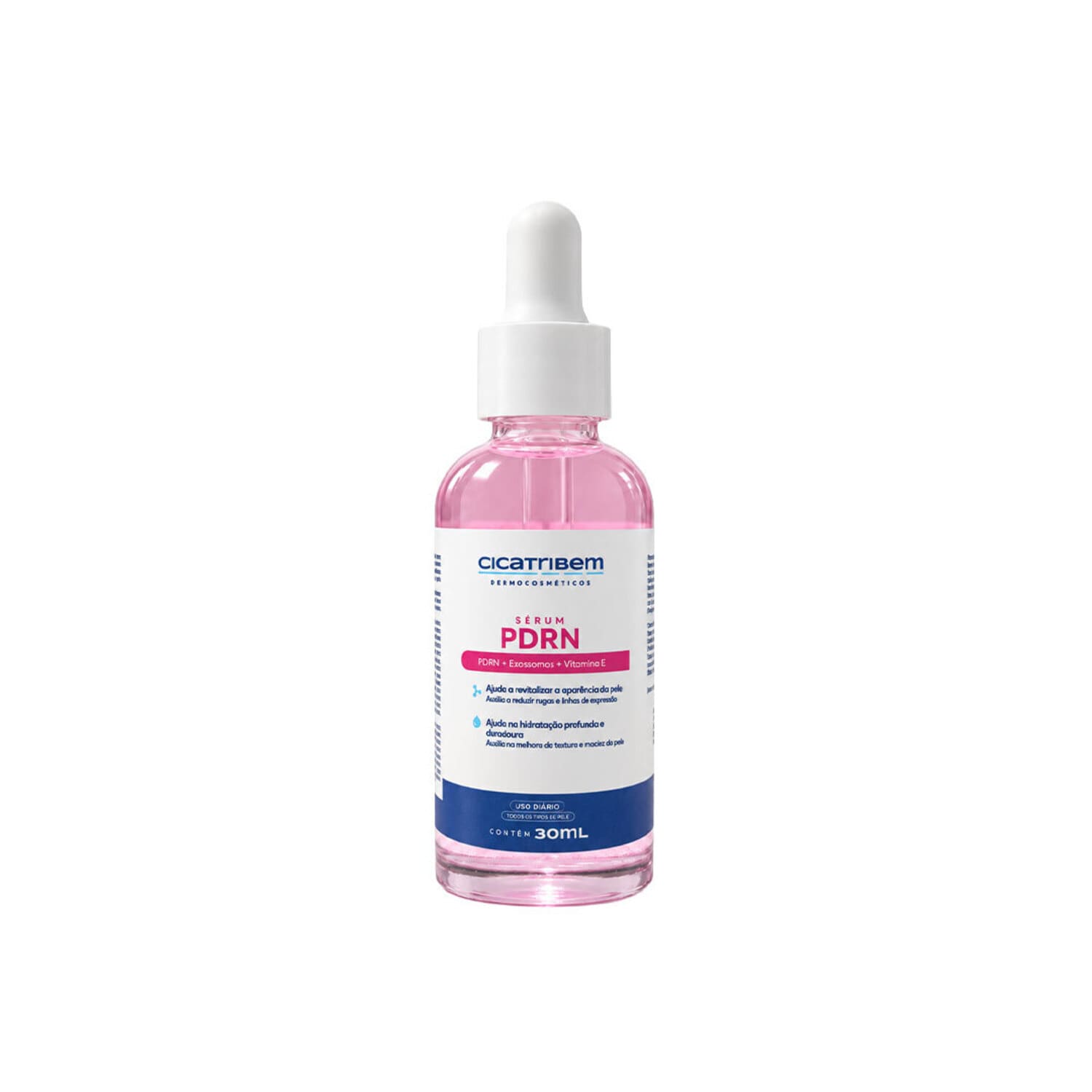 Sérum Facial PDRN 30ml Cicatribem com Exossomos, Multipeptídeos, Niacinamida e Ácido Hialurônico - Firmeza, Hidratação e Uniformidade