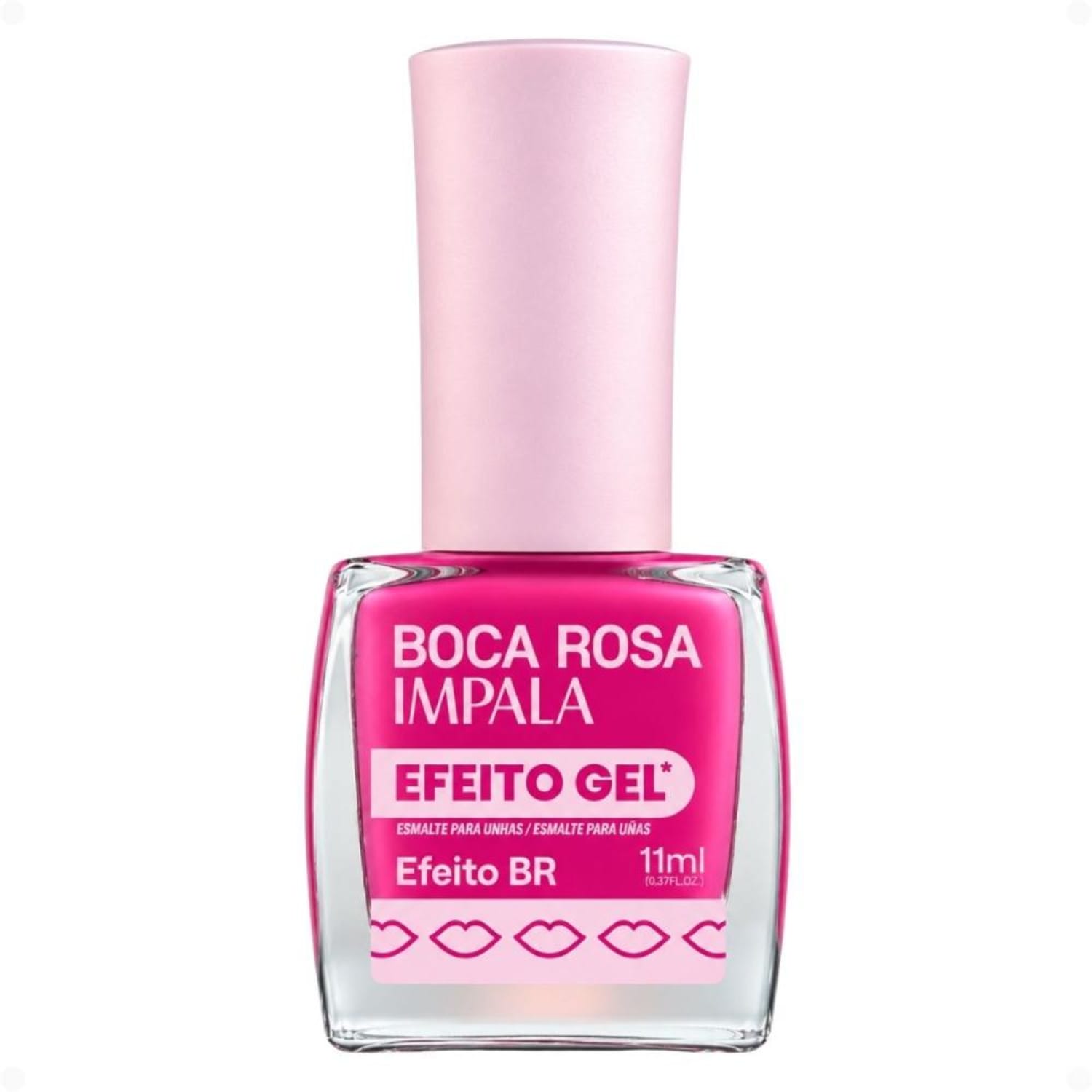 Esmalte Efeito Gel Impala Boca Rosa Efeito Br 11ml