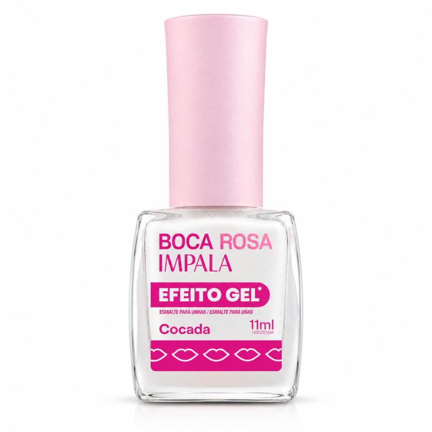 Esmalte Efeito Gel Impala Boca Rosa Cocada 11ml