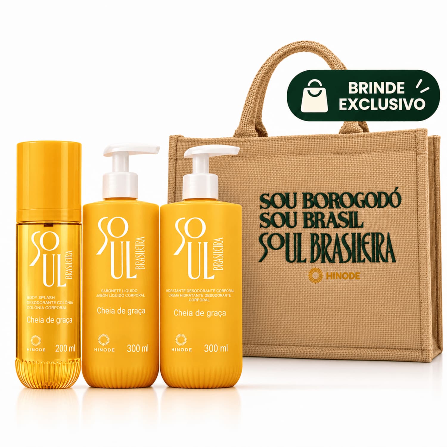 Kit SOUL Cheia de Graça Hinode + Bolsa de Praia