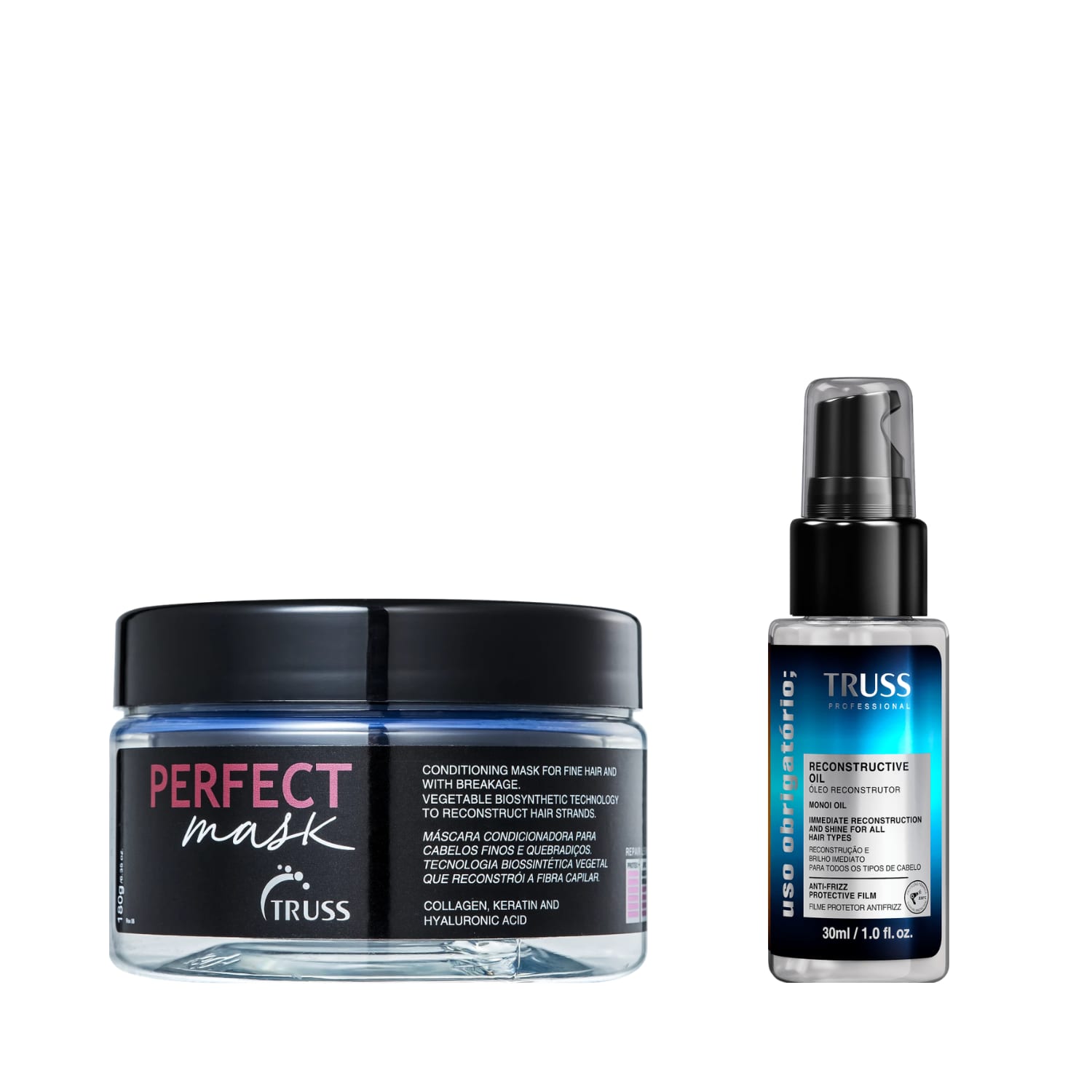 Kit Truss Perfect Máscara Capilar + Uso Obrigatório Óleo 30ml
