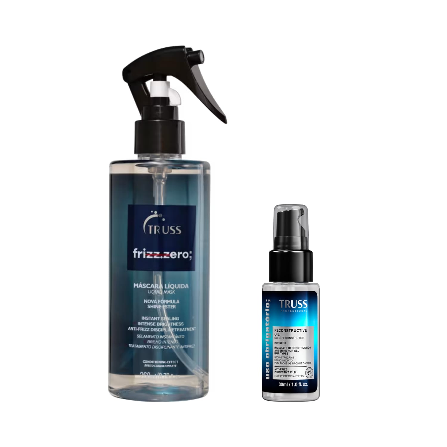 Kit Truss Frizz Zero Spray + Óleo Uso Obrigatório 30ml