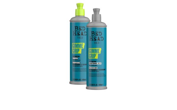 TIGI BED HEAD Kit Gimme Grip Shampoo e Cond 400ml