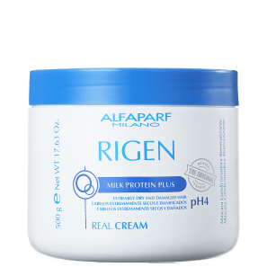 Alfaparf Rigen Milk Protein Plus Real Cream - Máscara Capilar 500g
