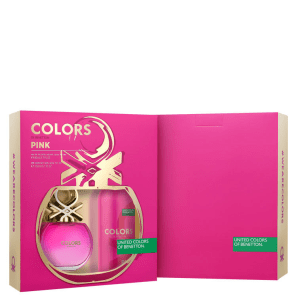 Conjunto Colors Pink Deo Benetton - Eau de Toilette + Desodorante