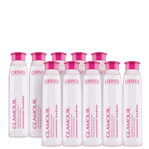 Cadiveu Professional Glamour Rubi Reconstrutor Imediato - Ampola de Reconstrução 10x15ml
