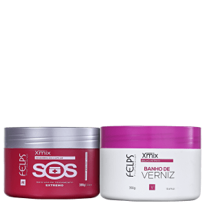 Kit Felps Profissional Xmix Cronograma Capilar Ressurreição dos Fios