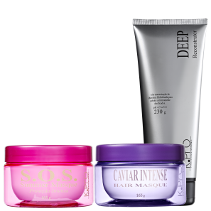 Kit K.Pro Cronograma Capilar S.O.S Verão (3 Produtos)