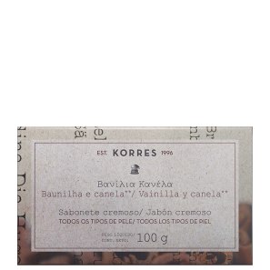Korres Baunilha e Canela - Sabonete em Barra 100g