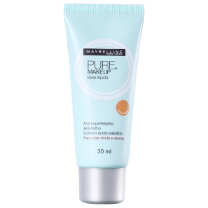 Maybelline Pure Makeup Dourado - Base Líquida 30ml