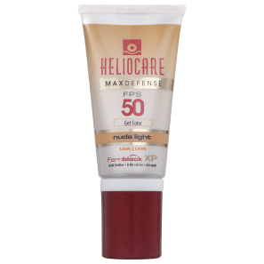 Melora Heliocare Max Defense Gel Creme Color Nude Light FPS 50 - Protetor Solar com Cor 50g