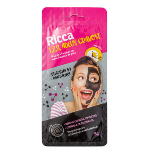 Máscara Facial Ricca Bastão Argila Vermelha