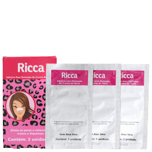 Ricca - Adesivo Removedor de Cravos (3 Unidades)