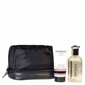 Tommy Hilfiger Conjunto Masculino Tommy - Eau de Cologne 50ml + Body Wash 100ml + Nécessaire