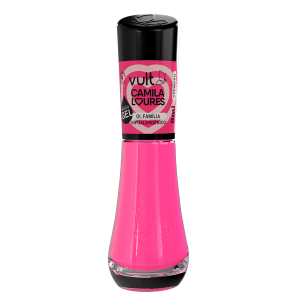Vult Camila Loures Efeito Gel Rosa Oi, Família! - Esmalte Cremoso 8ml