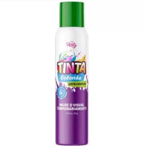 SPRAY COLORIDO MY PARTY PARA CABELOS VERDE NEON 150ML