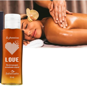 Óleo de Massagem Corporal Beijável Sensação Quente Amarula