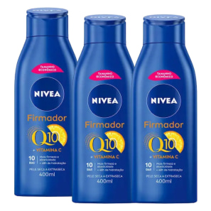 Kit C3 Hidratante Corporal Q10 Pele Seca 400ml – Nívea